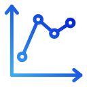 gráfico de linea icon