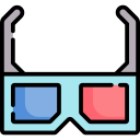 gafas 3d icon