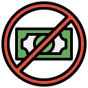 sin dinero icon