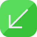 flecha diagonal icon