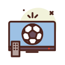 tv de fútbol icon