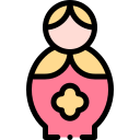 muñeca matrioska icon