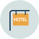 signo del hotel icon