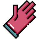 guantes de goma icon