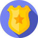 insignia del sheriff icon