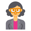 mujer de negocios icon