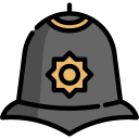 sombrero de policía icon