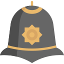 sombrero de policía icon