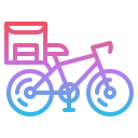 bicicleta de reparto icon