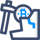 minería bitcoin icon