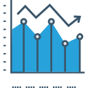 gráfico de líneas icon