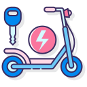 scooter electrico icon