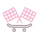 faire de la planche à roulettes 