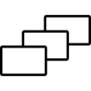 três elementos retangulares para interface 