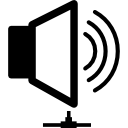 red de altavoces icon