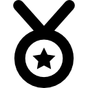 medallón con variante de contorno de estrella 