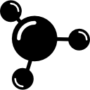 3 moléculas icon