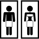 simbolo maschile e femminile icona