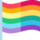 bandera del arco iris icon