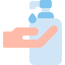 Hand sanitizer icon
