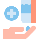 Hand sanitizer icon