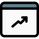 gráfico de linea icon