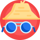 sombrero para el sol icon