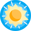 brillo solar icon