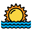 puesta de sol icon