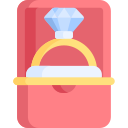 anel de diamante 