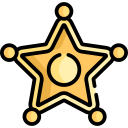 distintivo de xerife 