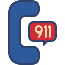 llamada al 911 icon