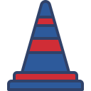 cono triangular icon