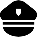 sombrero de policia icon