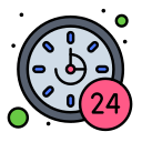 reloj de 24 horas icon