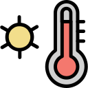 temperatura caliente icon