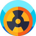 energía nuclear icon