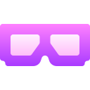 gafas 3d icon