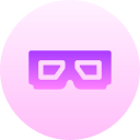 gafas 3d icon