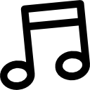 Musical note icon