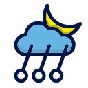 lluvia nocturna icon