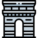 arco del triunfo icon