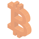 símbolo de bitcoin icon