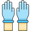 guantes de la mano 