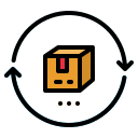 caja de devolución icon