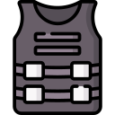 chaleco protector icon