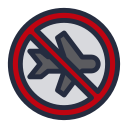 no viajar icon