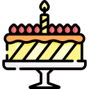 Birthday cake icon