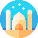 taj mahal icon