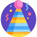 sombrero de fiesta icon